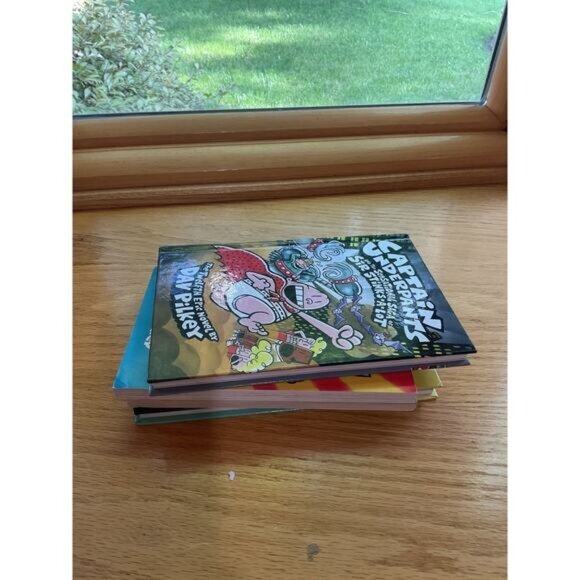 Captain Underpants Hardcover and Softcover Set Of 4 Books By Dav Pilkey - Picture 3 of 4